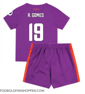 Wolves Rodrigo Gomes #19 Tredjetrøje Børn 2024-25 Kortærmet (+ Korte bukser)